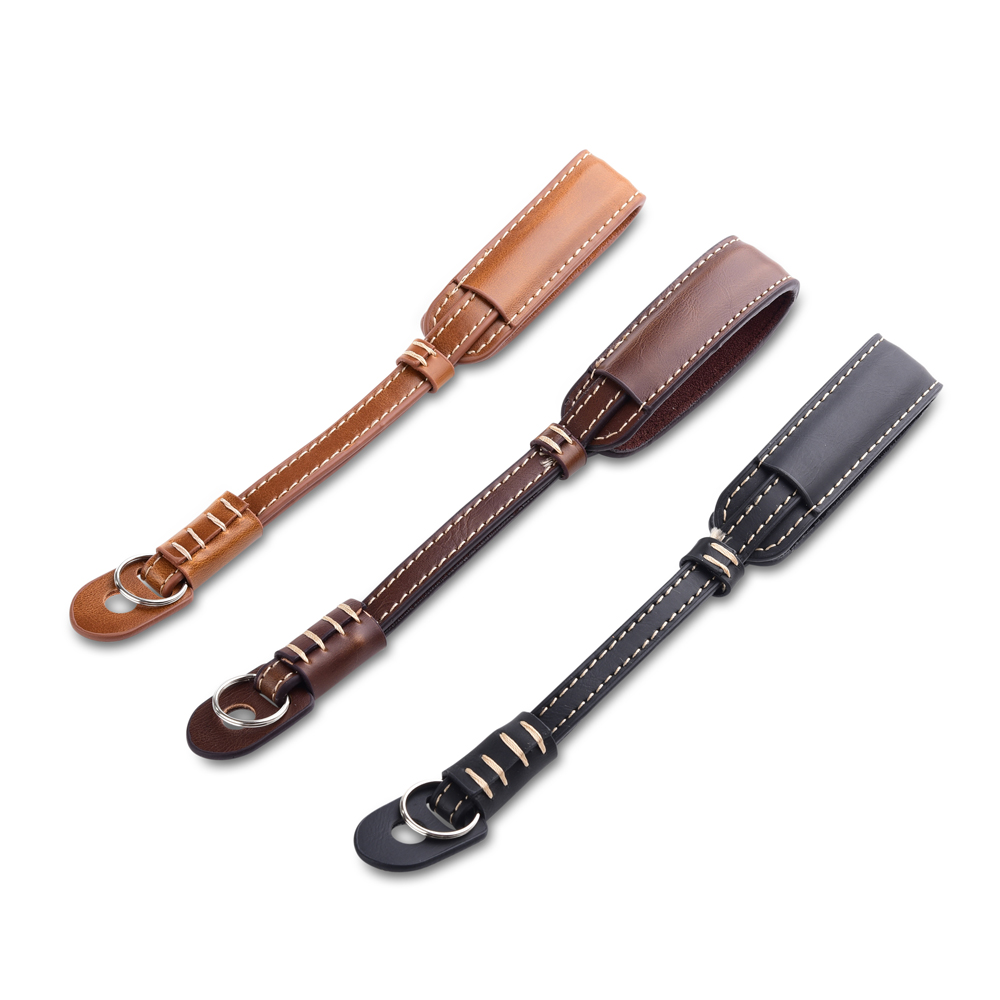 Camera Strap Leather - カメラ革ハンドリストストラップグリップ金属リングパナソニック Lumix S5 S5M2 GX8 GX85