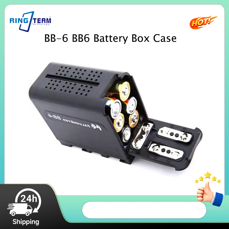 Video Led Light Panel - BB-6 BB6 バッテリーボックスケース 6x 単三電池用 LED