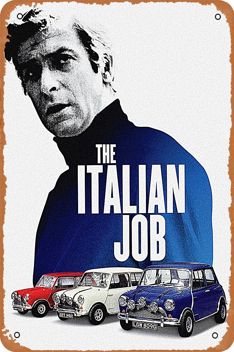 Photography Job - イタリアの仕事 映画ポスター ティンサイン風メタルサイン 壁飾り用