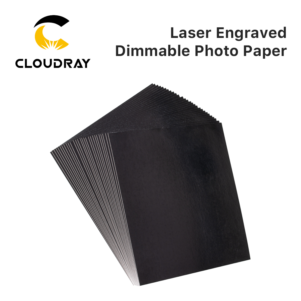 Photography Quiz - Cloudray レーザー彫刻および切断機のスポット品質デバッグおよびサンプルテスト用のレーザー彫刻調光可能な写真用紙