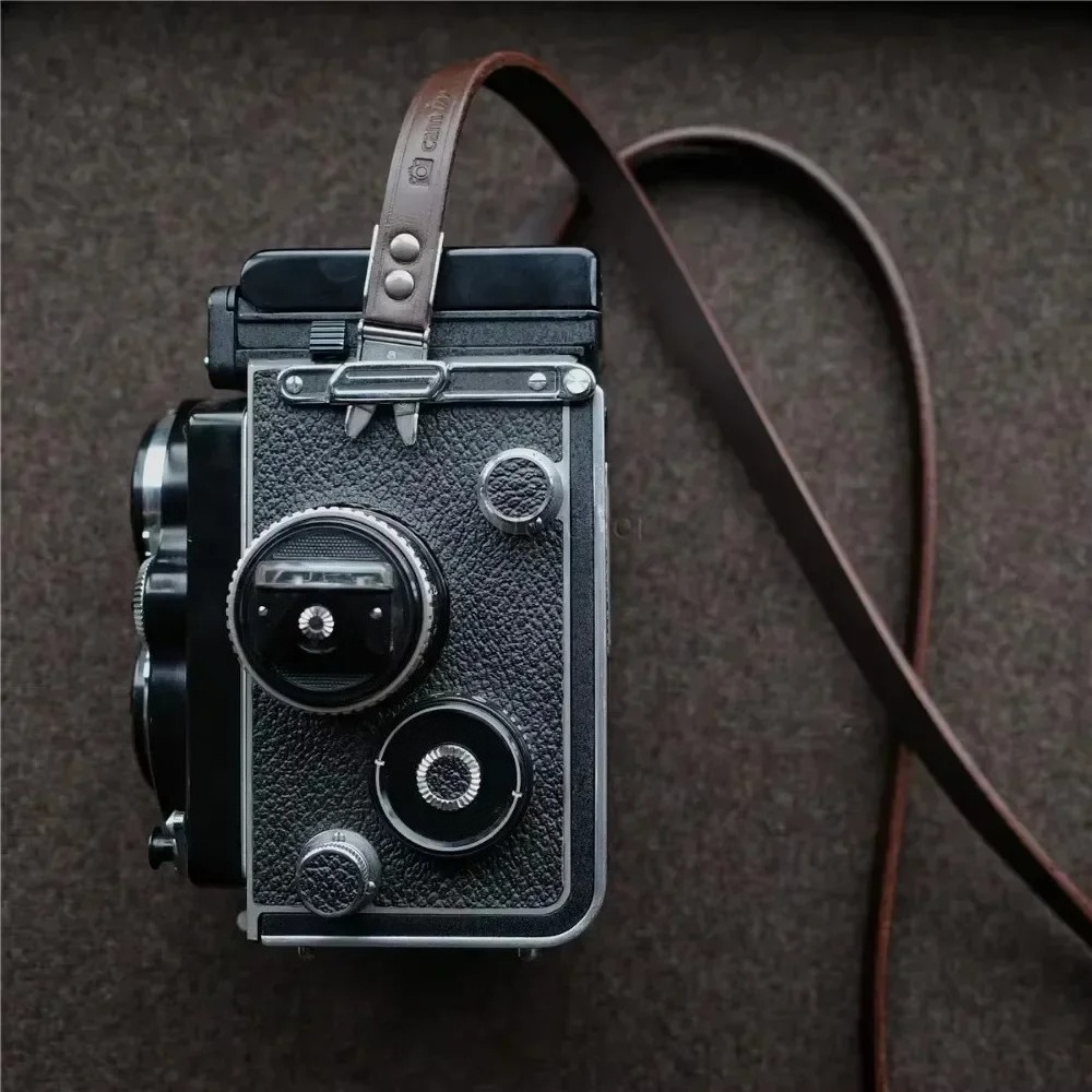 Camera Strap Leather - レザーカメラショルダーとネックストラップ、rolleiflexに適しています3.5f 3.5e 3.5t 3.5c 2.8f 2.8e
