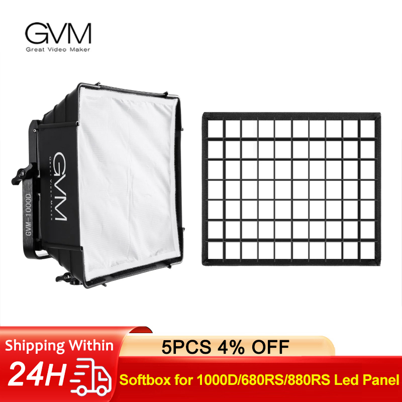 Video Led Light Panel - GVM ソフトボックス ディフューザー 1000D/680RS/880RS シリーズ LED