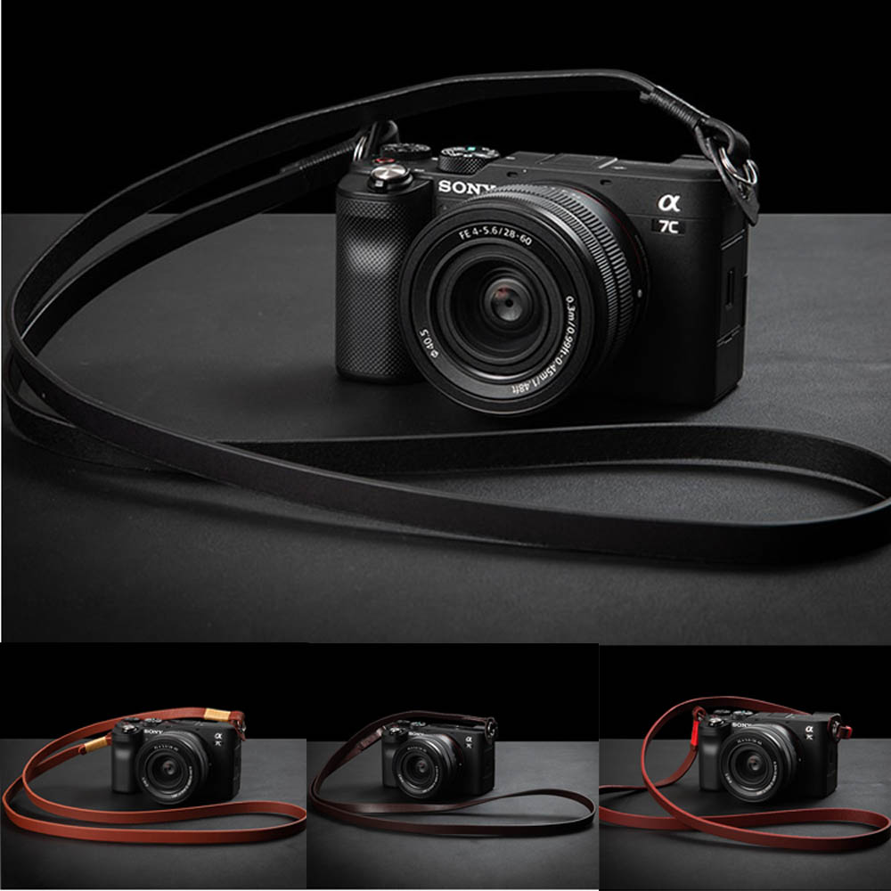 Camera Strap Leather - 本革カメラストラップショルダーベルト,sony alpha 7c a7c a7siii a9