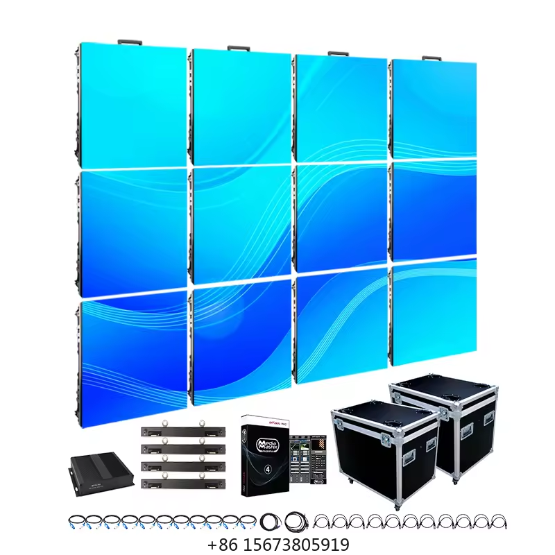 Video Led Light Panel - 超軽量クイックローディングDJ LEDビデオウォールバックドロップLEDパネル価格P3.91 4.81 LEDレンタルディスプレイ画面