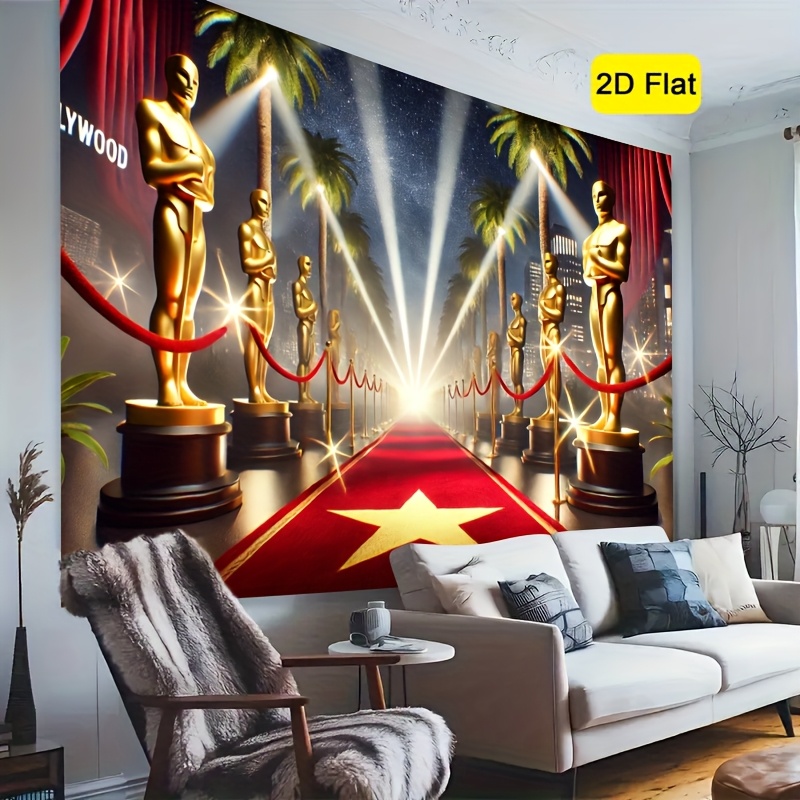 2D フラット バナー 1 枚、オスカー授賞式用のポリエステ - Photography Oscar のレビューと価格