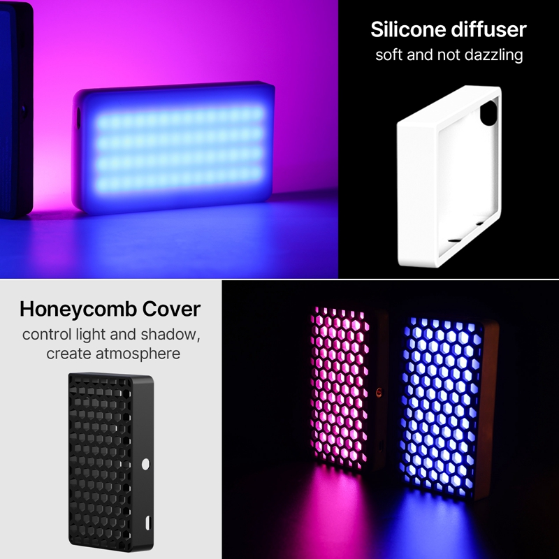 ULANZI LT002 RGBビデオライト、ポータブルLE - Video Led Light Panel のレビューと価格