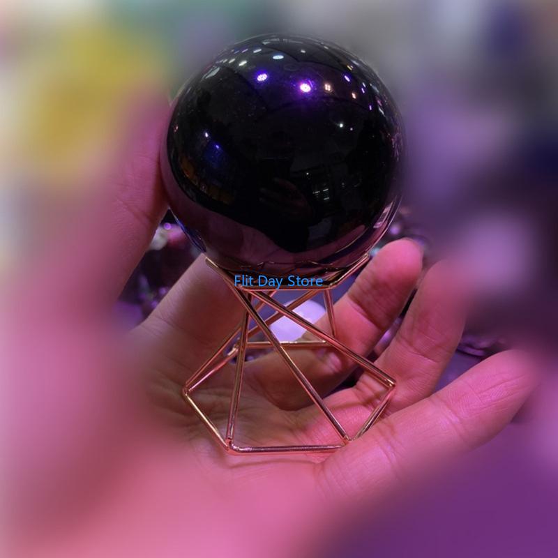 F92C メタルディスプレイスタンドクリスタルガラスレンズボ - Lens Ball Crystal のレビューと価格