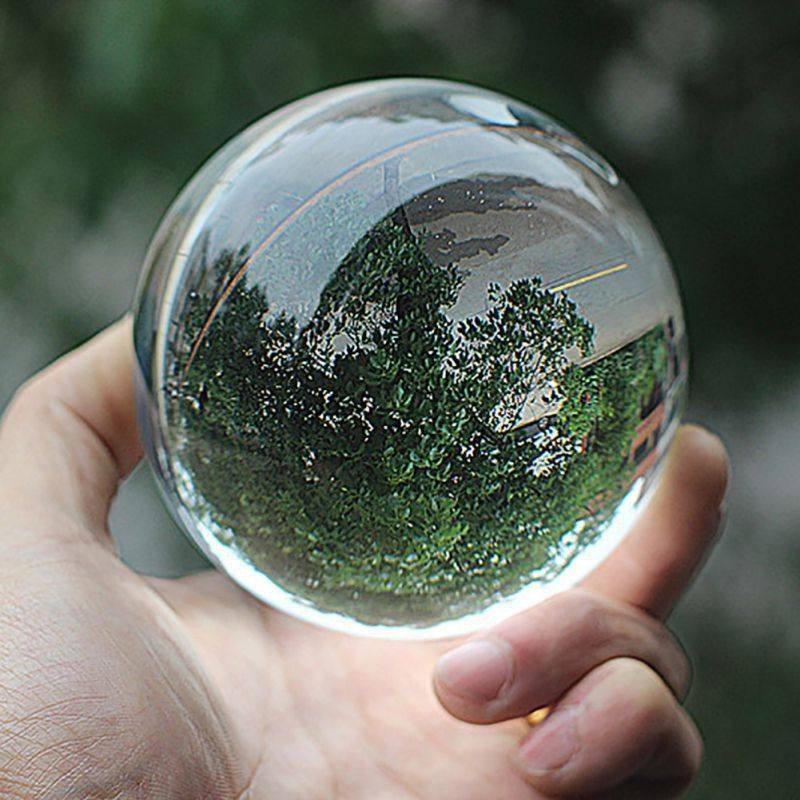 3 センチメートルクリスタル球写真撮影小道具固体球透明白風水 - Lens Ball Crystal のレビューと価格
