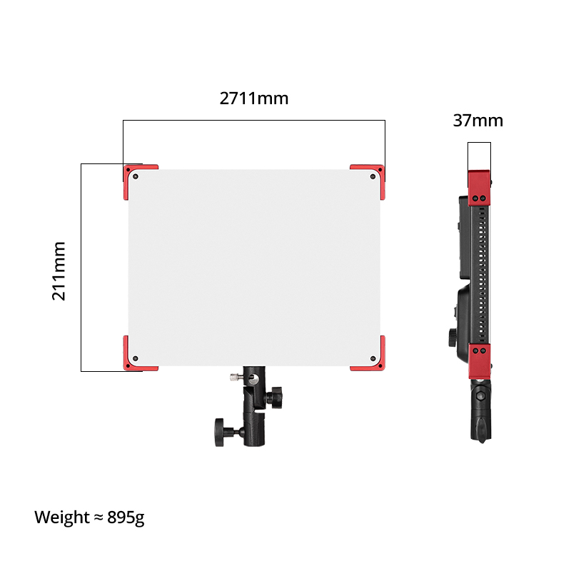 AMBITFUL LEDP60C 超薄型LEDビデオライトパ - Video Led Light Panel のレビューと価格