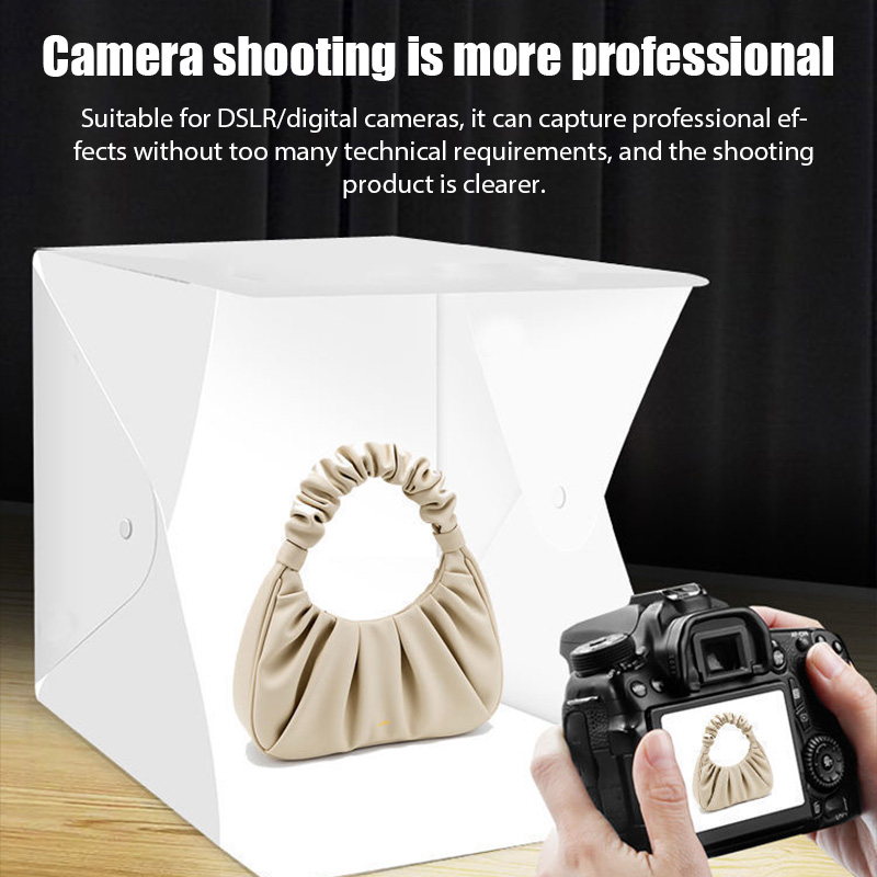 折りたたみ式フォトスタジオブースソフトボックス小型LEDライ - Photography Website のレビューと価格