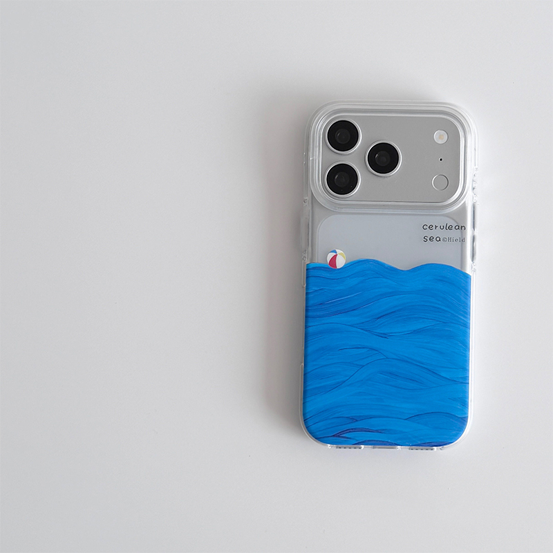油絵風海面テクスチャのiPhoneケース iPhone 17 - Photography Art のレビューと価格