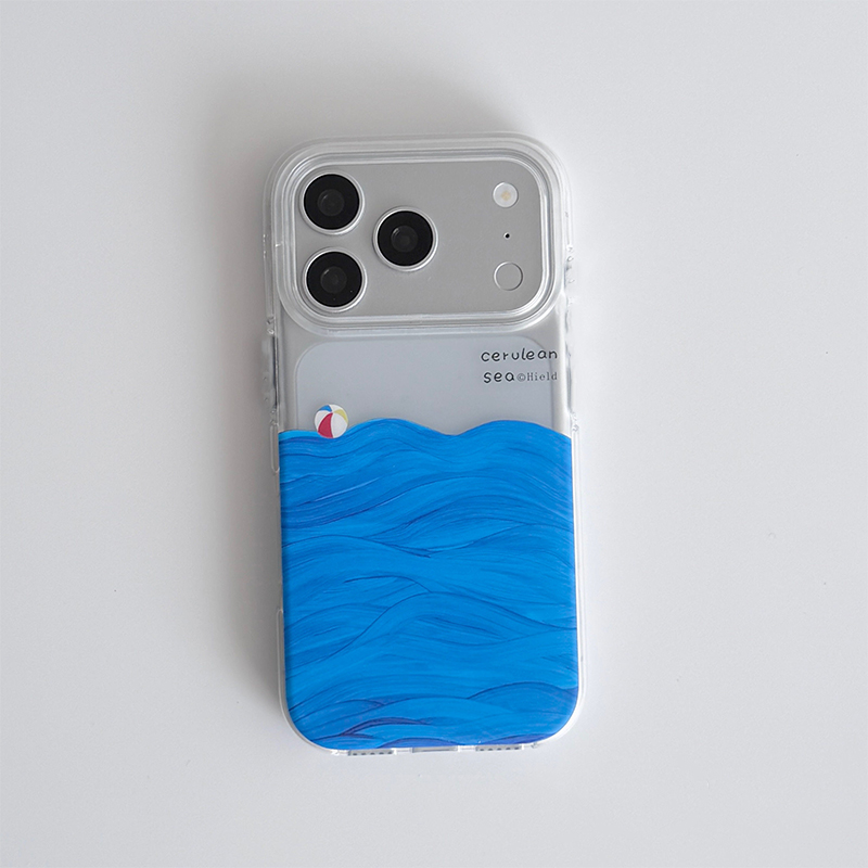 油絵風海面テクスチャのiPhoneケース iPhone 17 - Photography Art のレビューと価格