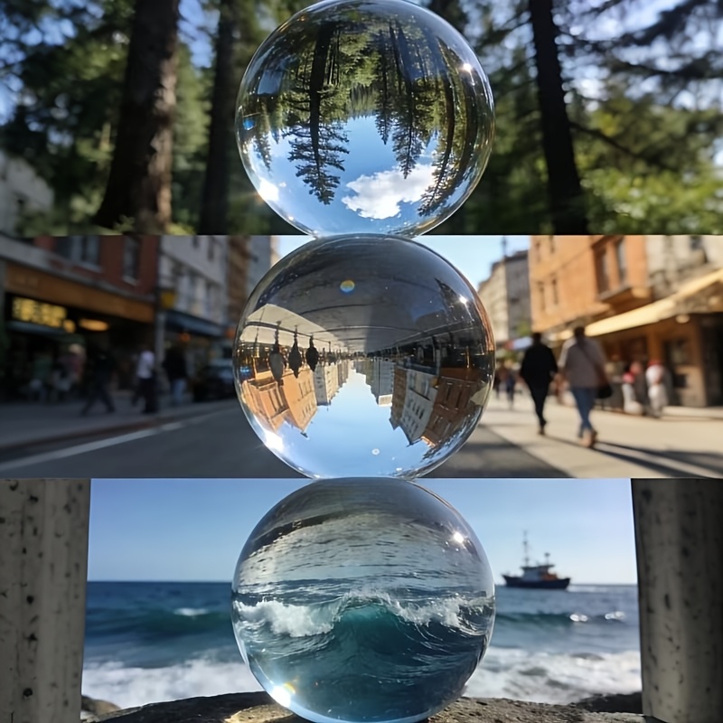 透明なクリスタルボールレンズ、写真撮影用、家の装飾、結婚式の - Lens Ball Crystal のレビューと価格