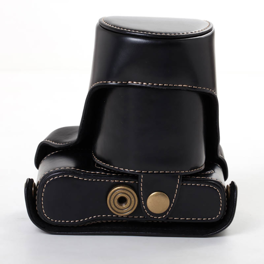 PU レザーカメラバッグケースレンズポーチカバー Fujif - Camera Strap Leather のレビューと価格