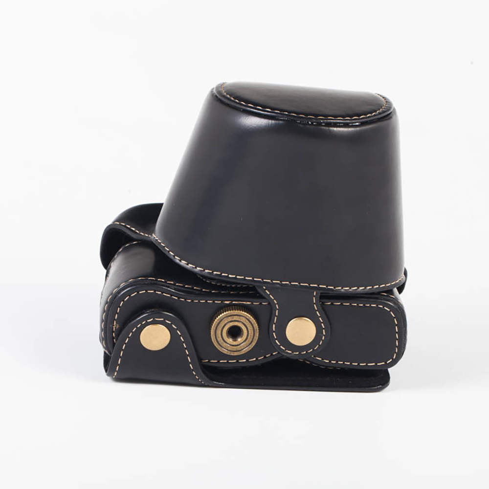 PU レザーカメラバッグケースレンズポーチカバー Fujif - Camera Strap Leather のレビューと価格