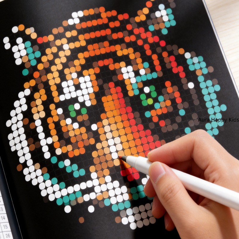 ワンピクセルスタイルのデジタル塗り絵ブック 32種類のパター - Photography Job のレビューと価格