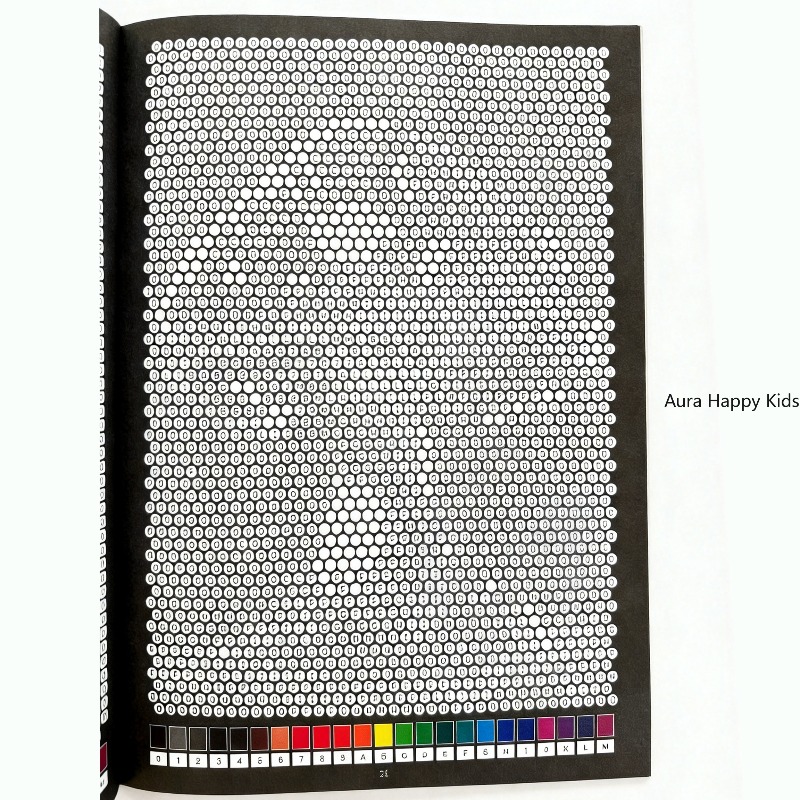 ワンピクセルスタイルのデジタル塗り絵ブック 32種類のパター - Photography Job のレビューと価格
