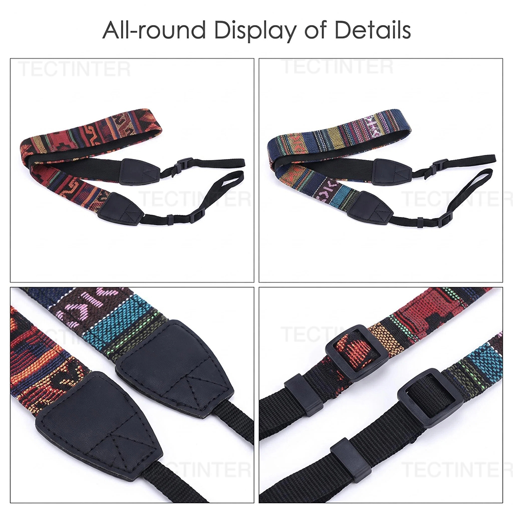 調節可能なカメラストラップベルト PU レザーニコンカメラ用 - Camera Strap Leather のレビューと価格