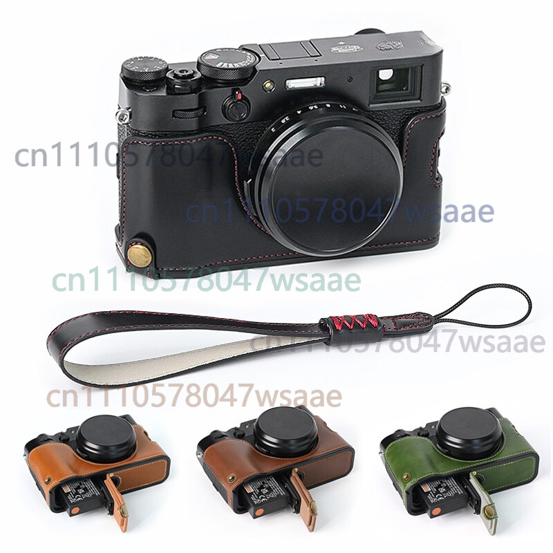 1 個のレザーハーフケース富士 X100V 用富士フイルムカ - Camera Strap Leather のレビューと価格