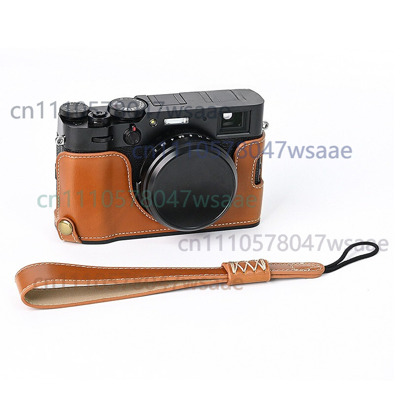 1 個のレザーハーフケース富士 X100V 用富士フイルムカ - Camera Strap Leather のレビューと価格