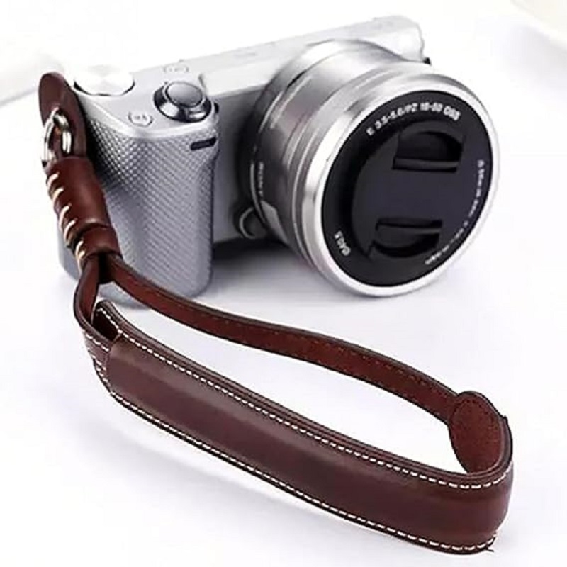 クイックリリースカメラリストストラップ、PUレザー安全ハンド - Camera Strap Leather のレビューと価格