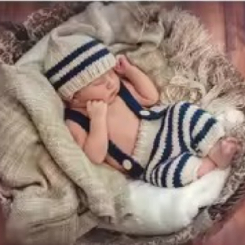 赤ちゃんの写真の衣装服新生児女の子男の子写真撮影小道具かぎ針 - Photography Outfit のレビューと価格