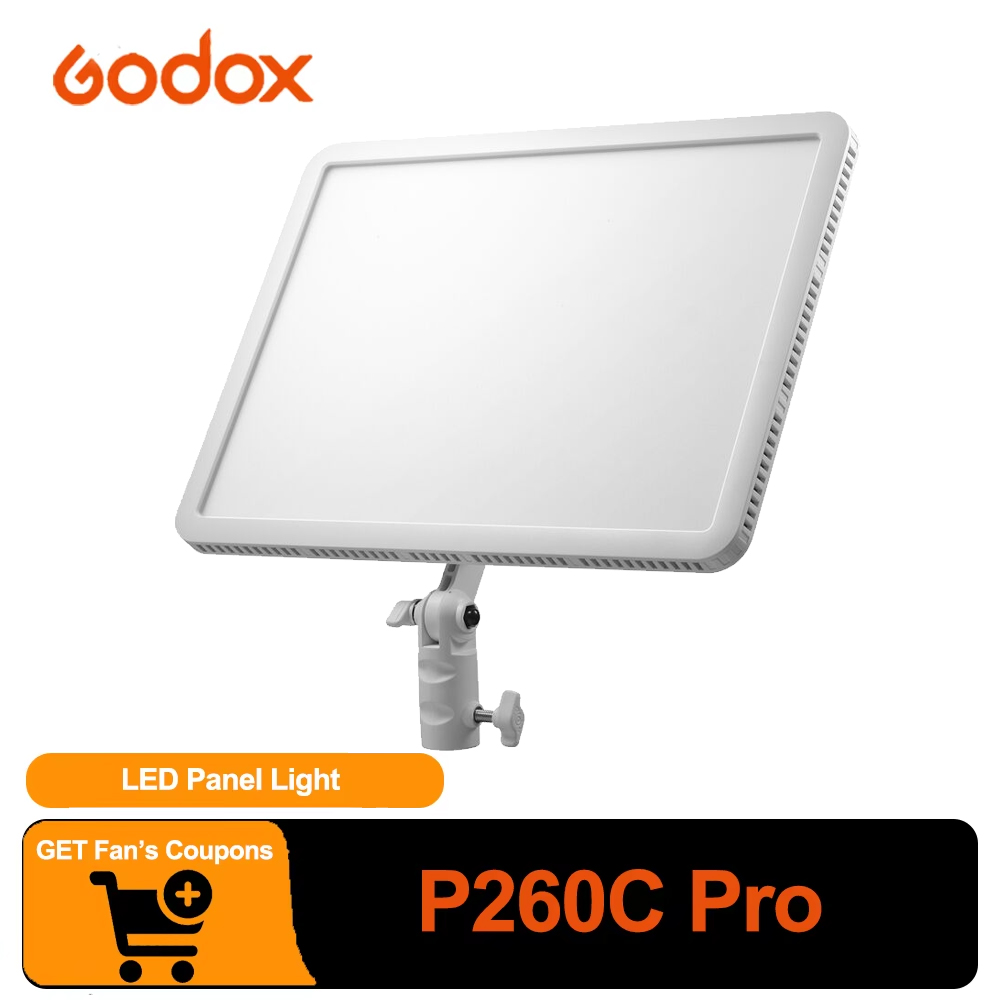 Godox P260C PRO LEDライトパネル バイカラ - Video Led Light Panel のレビューと価格