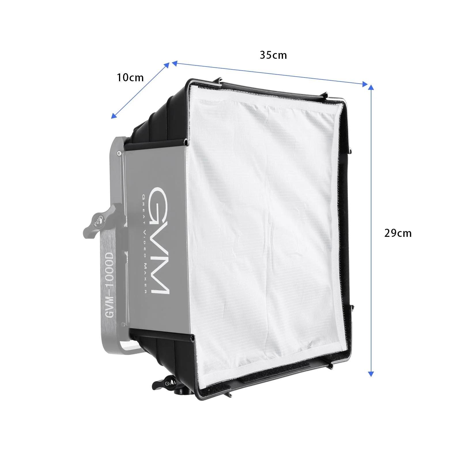 GVM ソフトボックス ディフューザー 1000D/680R - Video Led Light Panel のレビューと価格