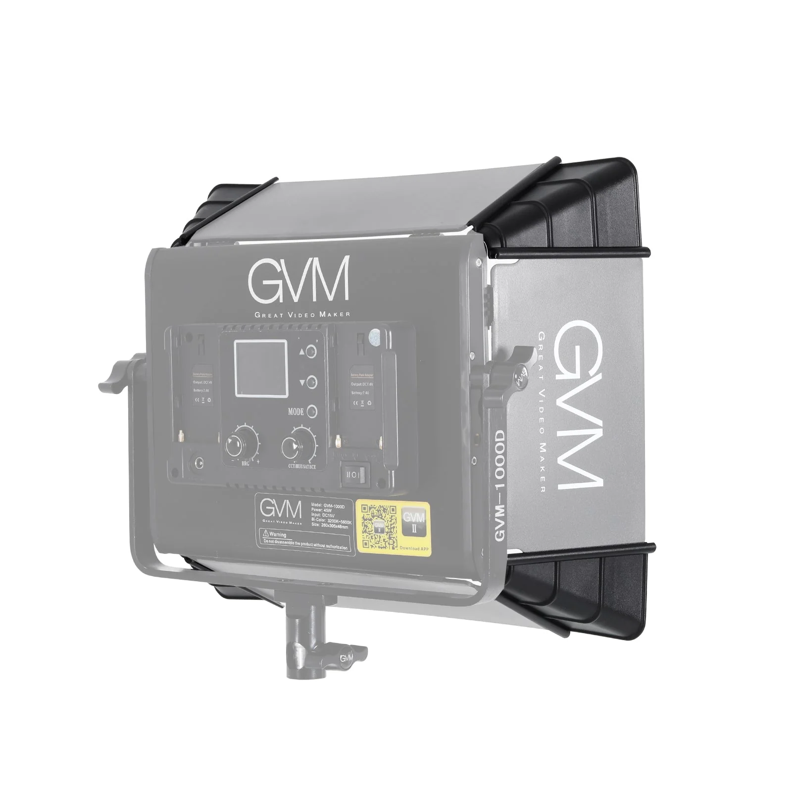 GVM ソフトボックス ディフューザー 1000D/680R - Video Led Light Panel のレビューと価格