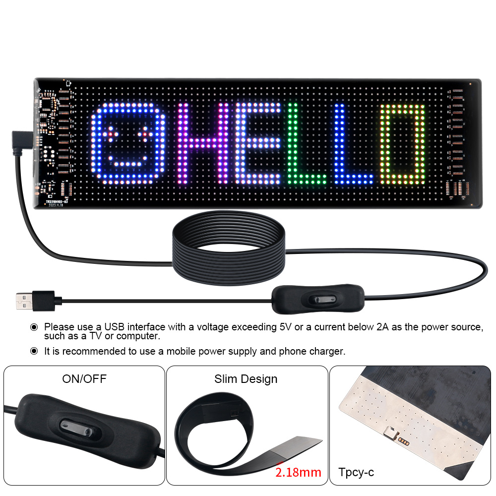 LEDマトリックスピクセルパネルスクロール式明るい広告LED - Video Led Light Panel のレビューと価格