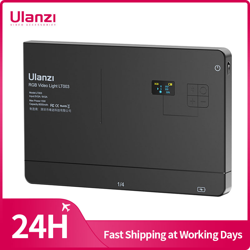 Ulanzi LT003 15W RGB Video Lig - Video Led Light Panel のレビューと価格
