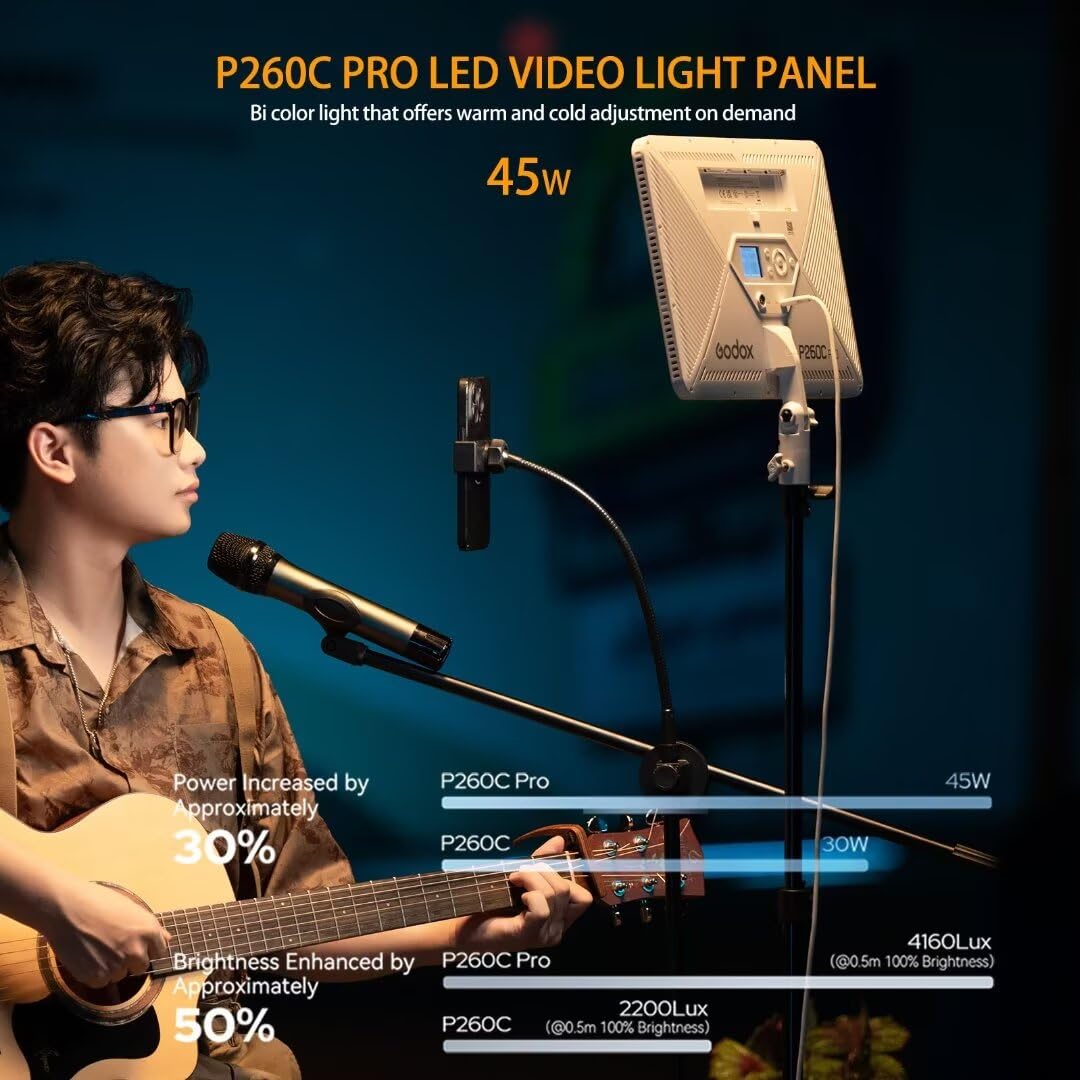Godox P260C Pro LED ビデオライトパネル  - Video Led Light Panel のレビューと価格