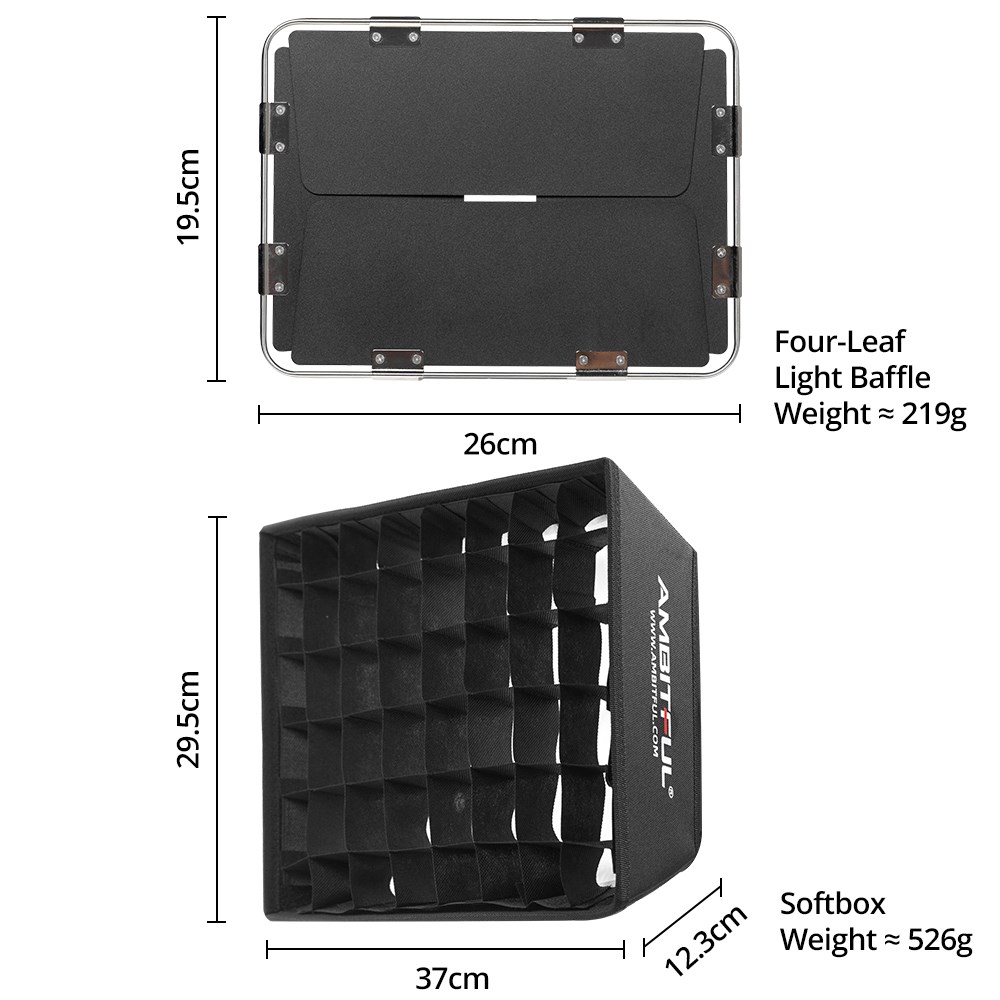 AMBITFUL-P35R LEDビデオパネルライトディフュ - Video Led Light Panel のレビューと価格