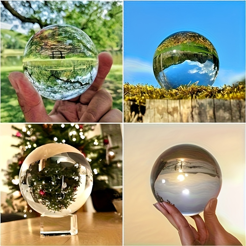 クリアレンズグローブクリスタルガラスボールスタンド 40-8 - Lens Ball Crystal のレビューと価格