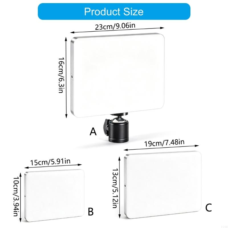 3 つのライトトーンを備えた USB LED 電話フィルライ - Video Led Light Panel のレビューと価格