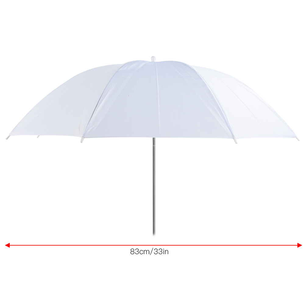 33インチ半透明ホワイトソフトアンブレラ、写真スタジオフラッ - Photography Umbrella Diffuser のレビューと価格
