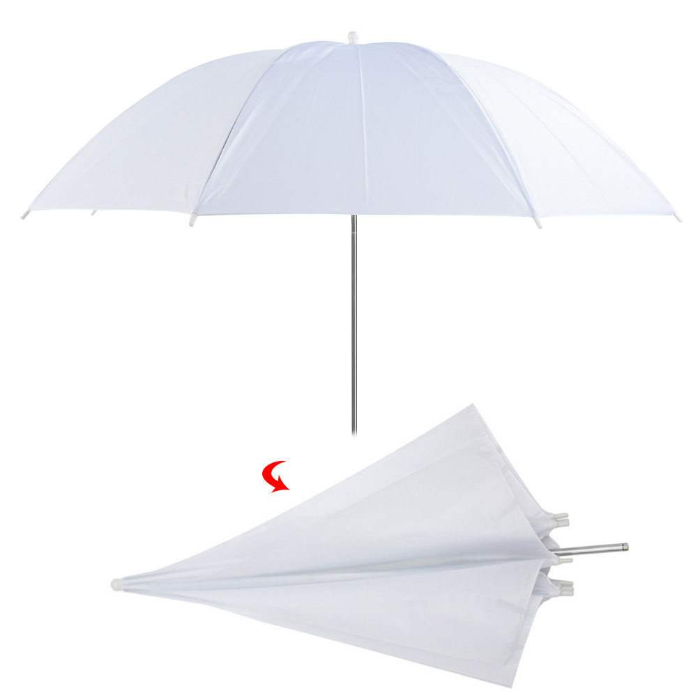 33インチ半透明ホワイトソフト傘、写真スタジオフラッシュライ - Photography Umbrella Diffuser のレビューと価格