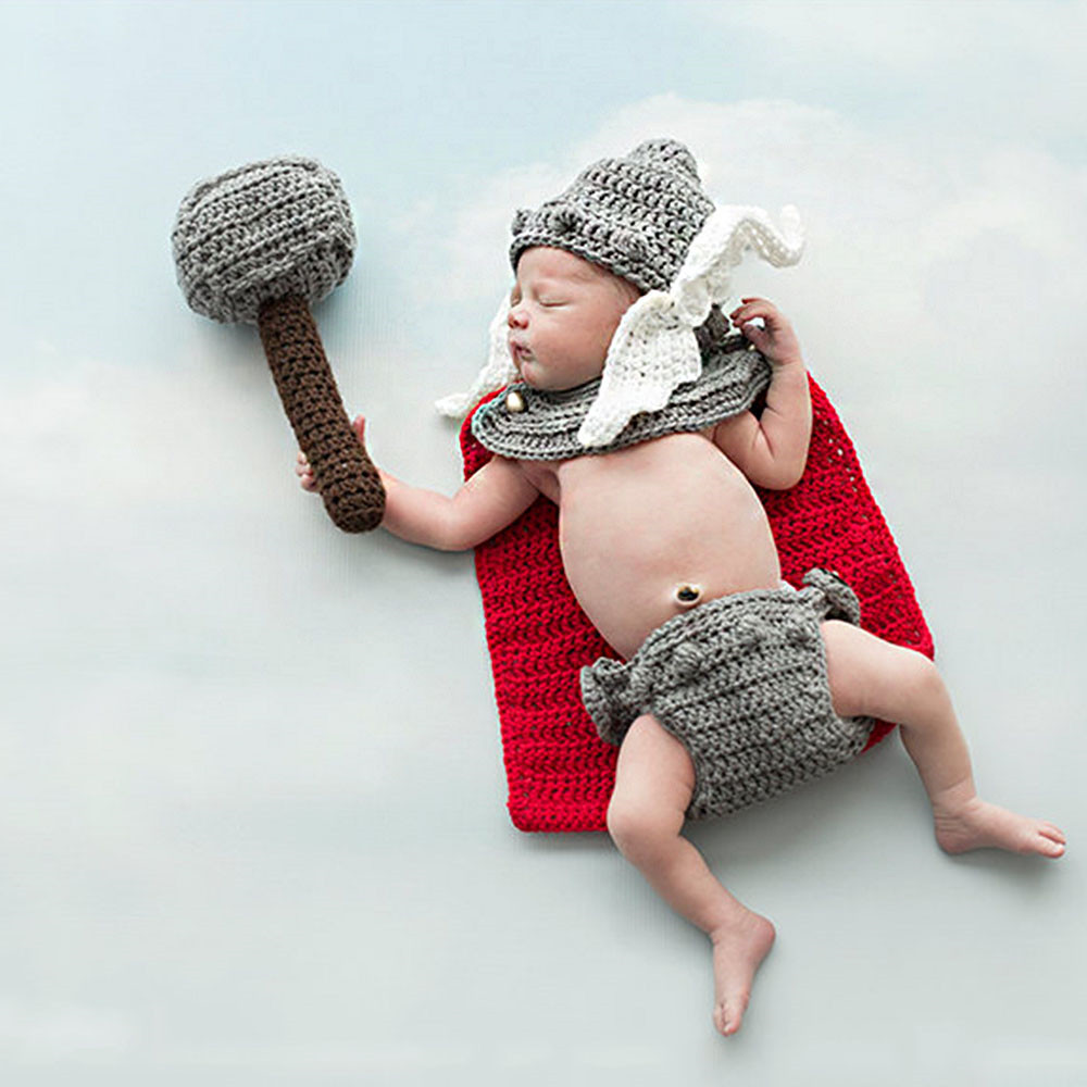 新生児写真撮影小道具トールベビーコスチュームアベンジャーズス - Photography Outfit のレビューと価格
