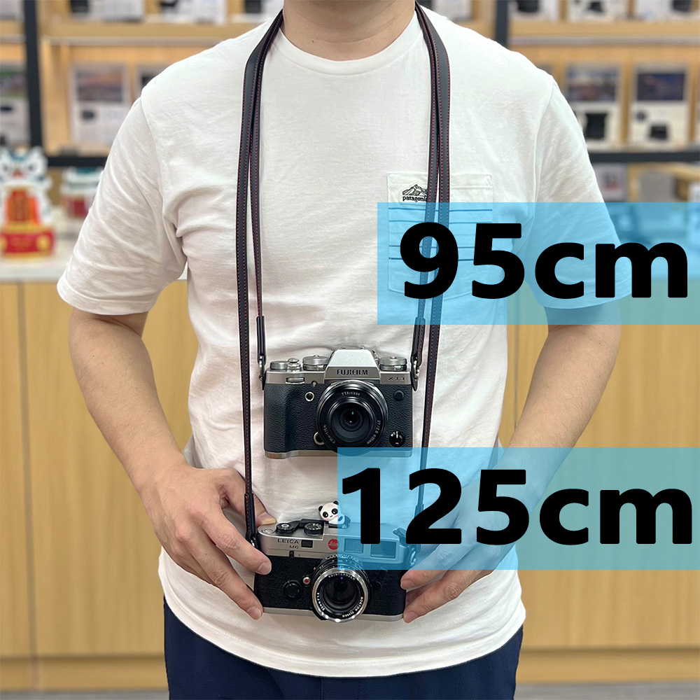 革ショルダーストラップ 95 センチメートル 125 センチ - Camera Strap Leather のレビューと価格