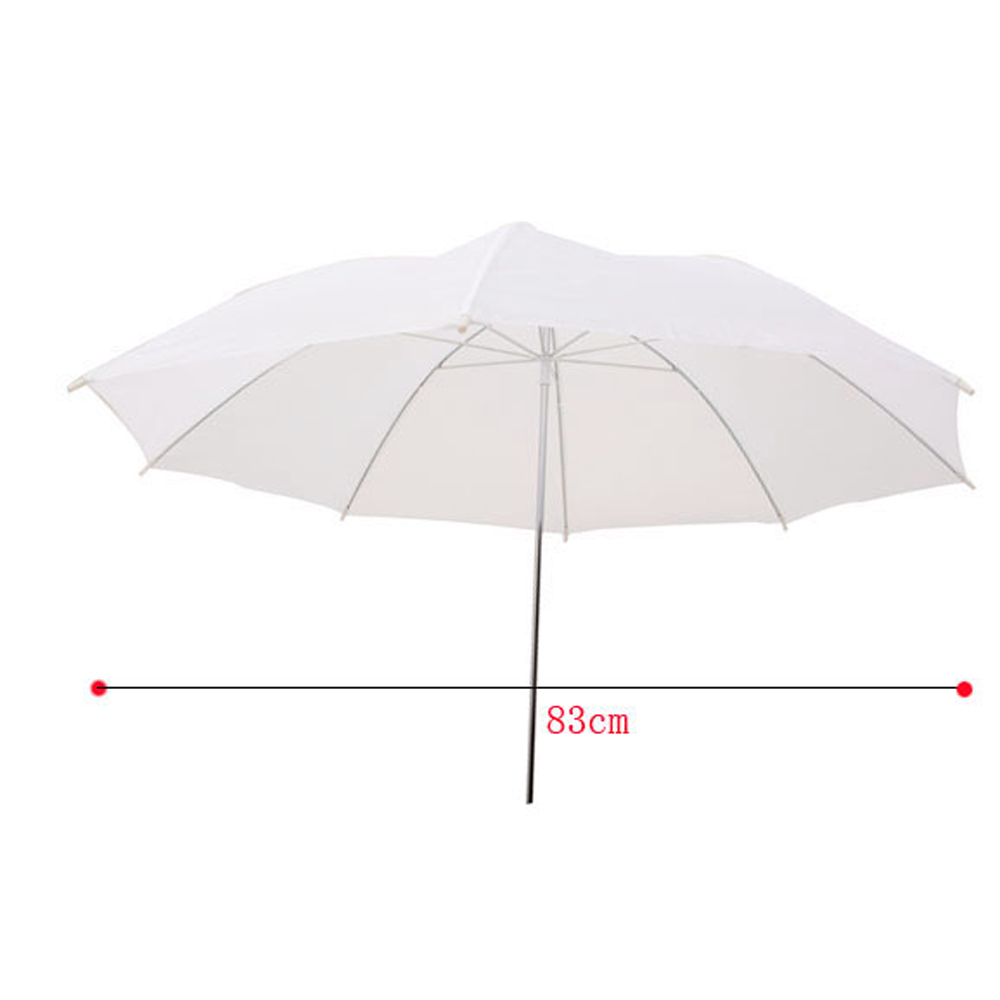 33インチ/83cmスタジオフラッシュ用半透明ホワイトソフト - Photography Umbrella Diffuser のレビューと価格